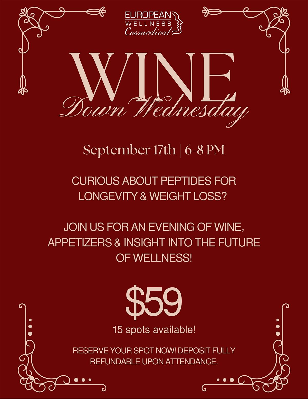 Wine Down Wednesday: Fall Into Beauty & Peptides