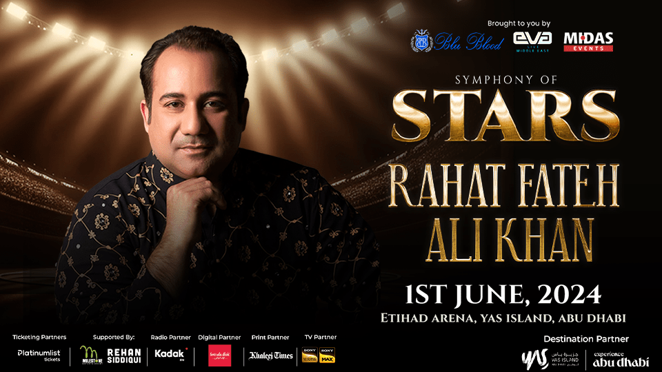 Symphony of Stars: Rahat Fateh Ali Khan at Etihad Arena, Abu Dhabi