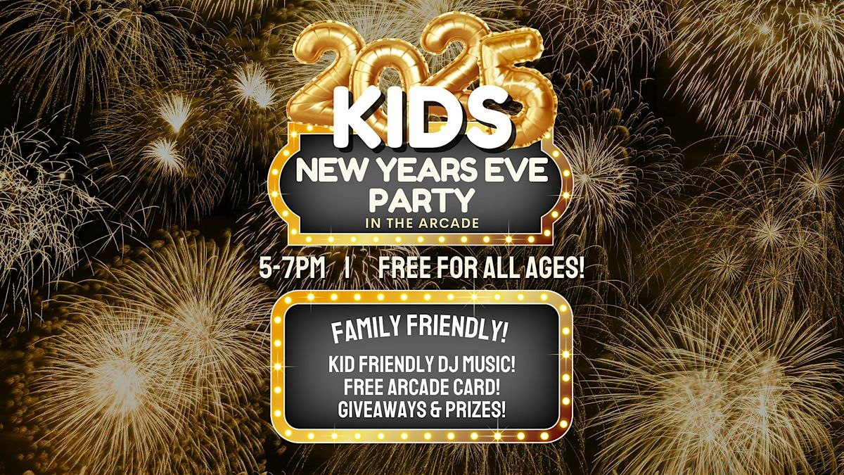 NYE Kids Party in the Arcade