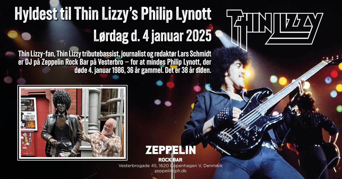 Hyldest til Thin Lizzy's Philip Lynott @ Zeppelin Rock Bar