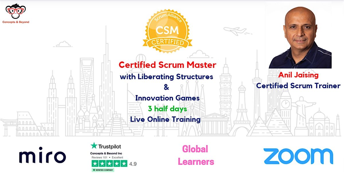 Certified ScrumMaster (CSM)  - Live Online