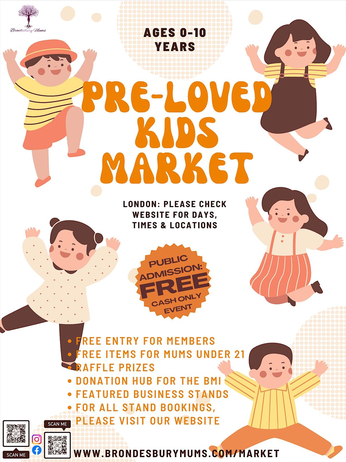 PRE-LOVED KIDS MARKET (SWISS COTTAGE - STALL BOOKINGS)