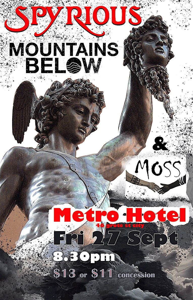 Spyrious, Mountains Below, and Moss - at the Metro Hotel, 27 September 2024