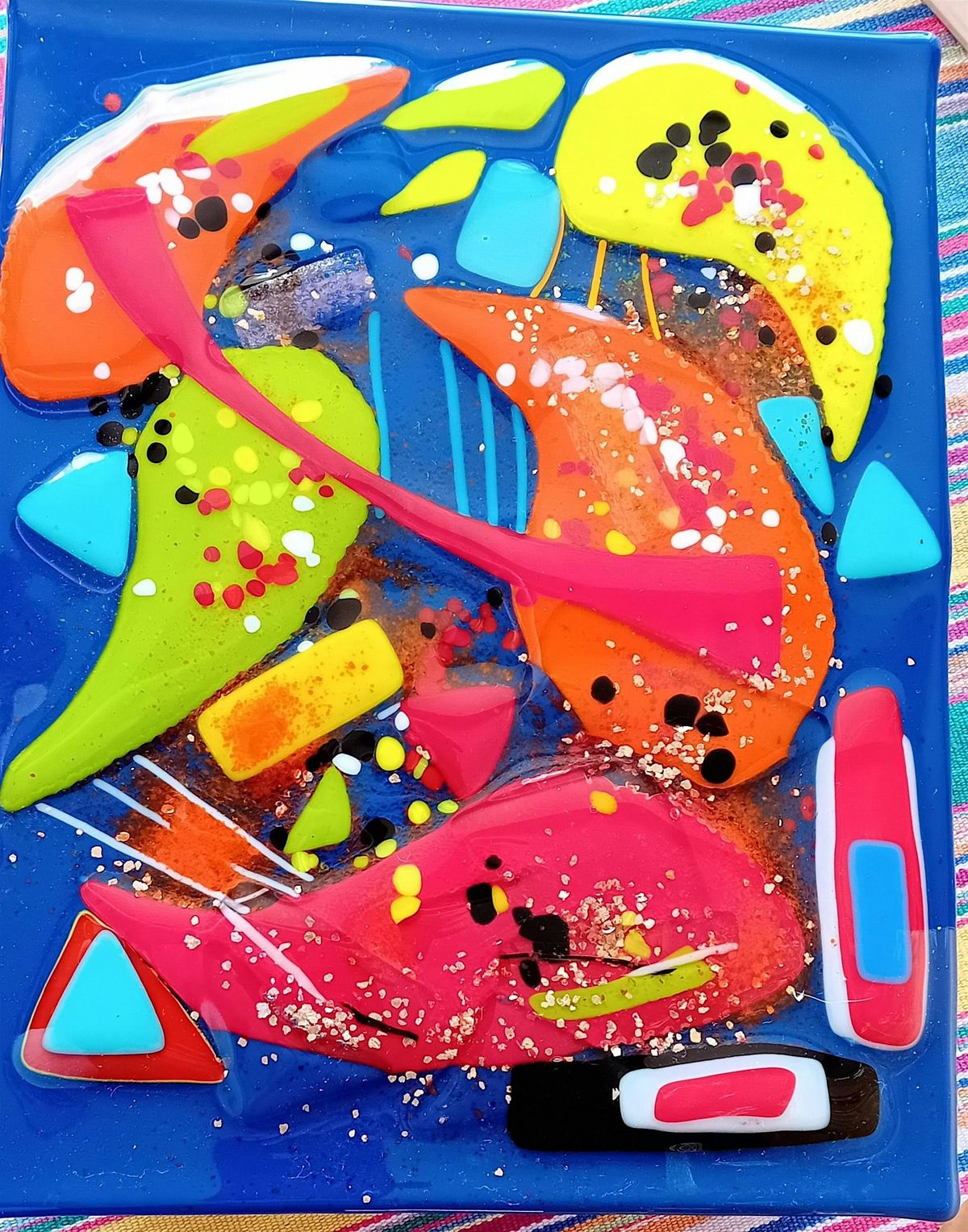 Painted Glass Art workshop with Lucy Dorrian