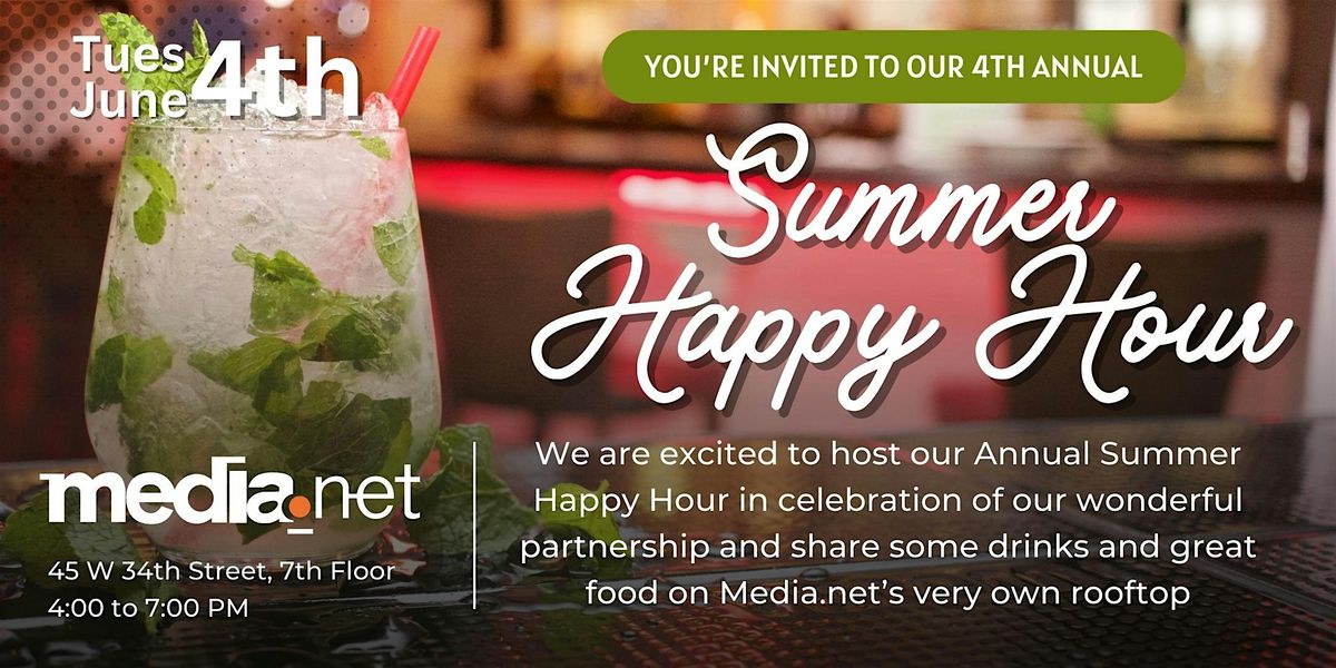 Media.net 4th Annual Summer Happy Hour