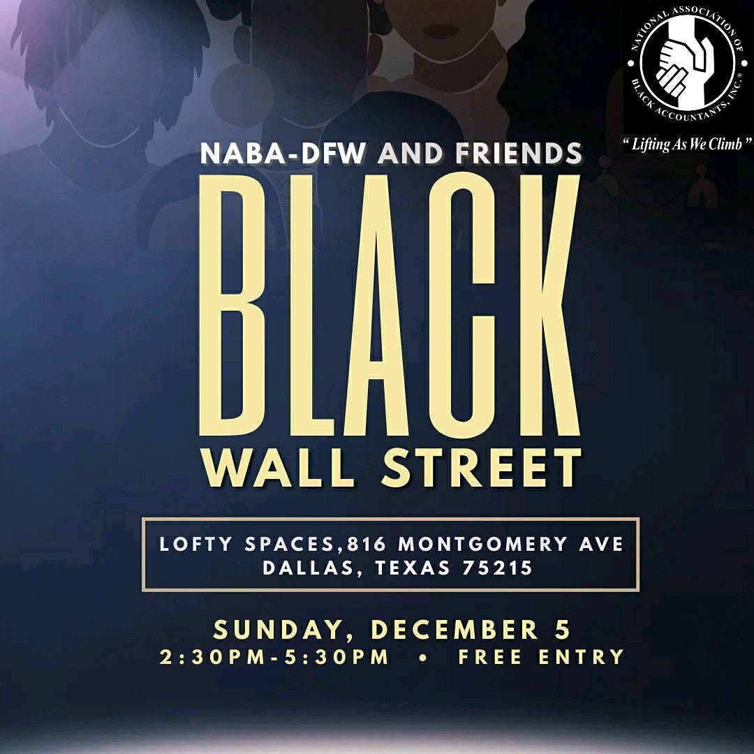 NABA-DFW and Friends Black Wall Street