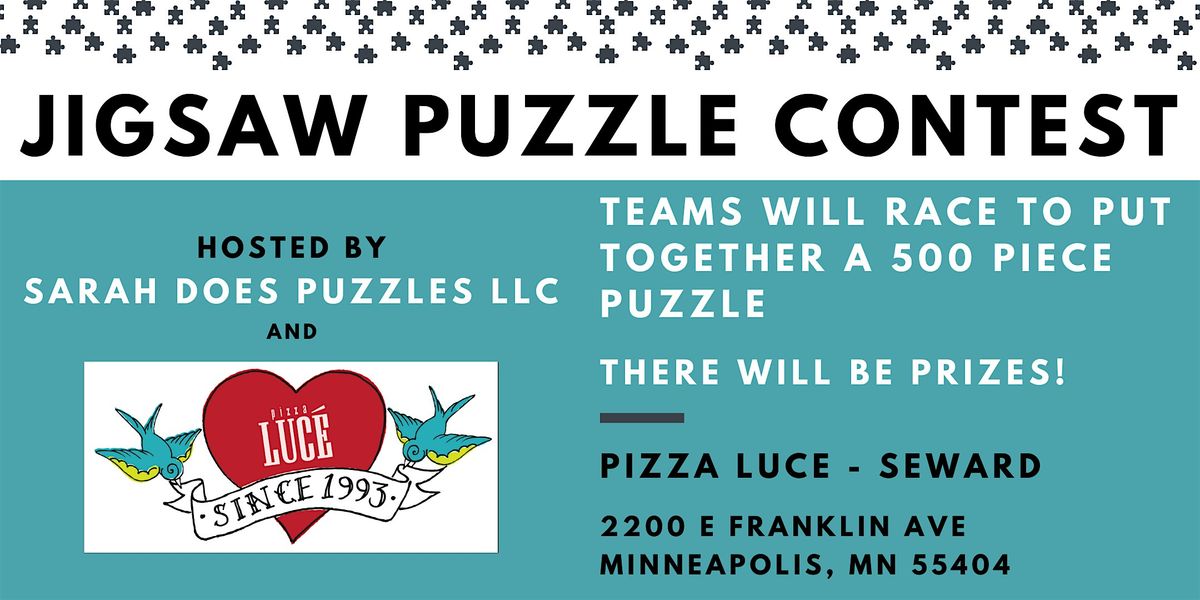 Team Jigsaw Puzzle Contest at Pizza Luce Seward - June 2026