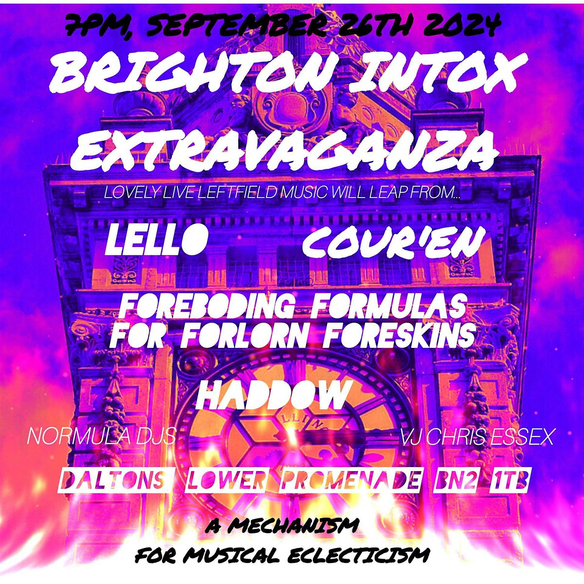 BRIGHTON INTOX EXTRAVAGANZA (Inaugural Edition)