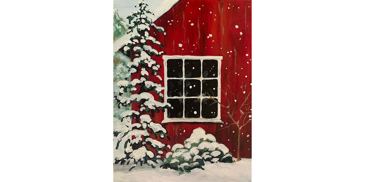 Ancestry Cellars, Woodinville - "Snowy Red Barn"