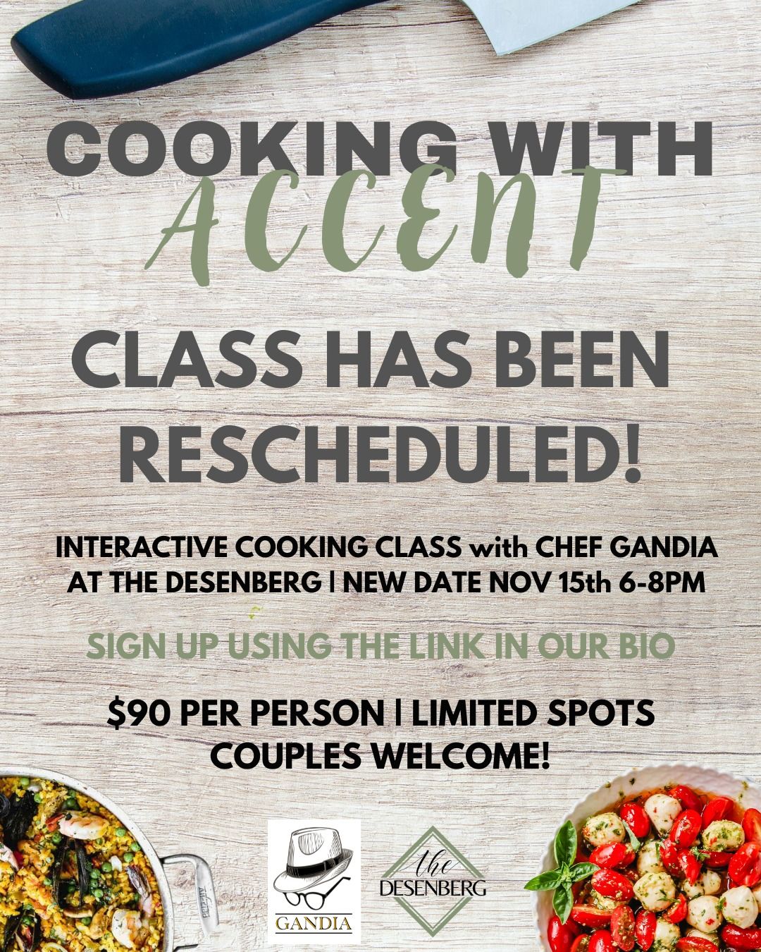 Cooking With Accent - Cooking Class