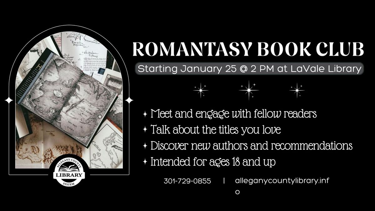 New! Romantasy Book Club at LaVale Library