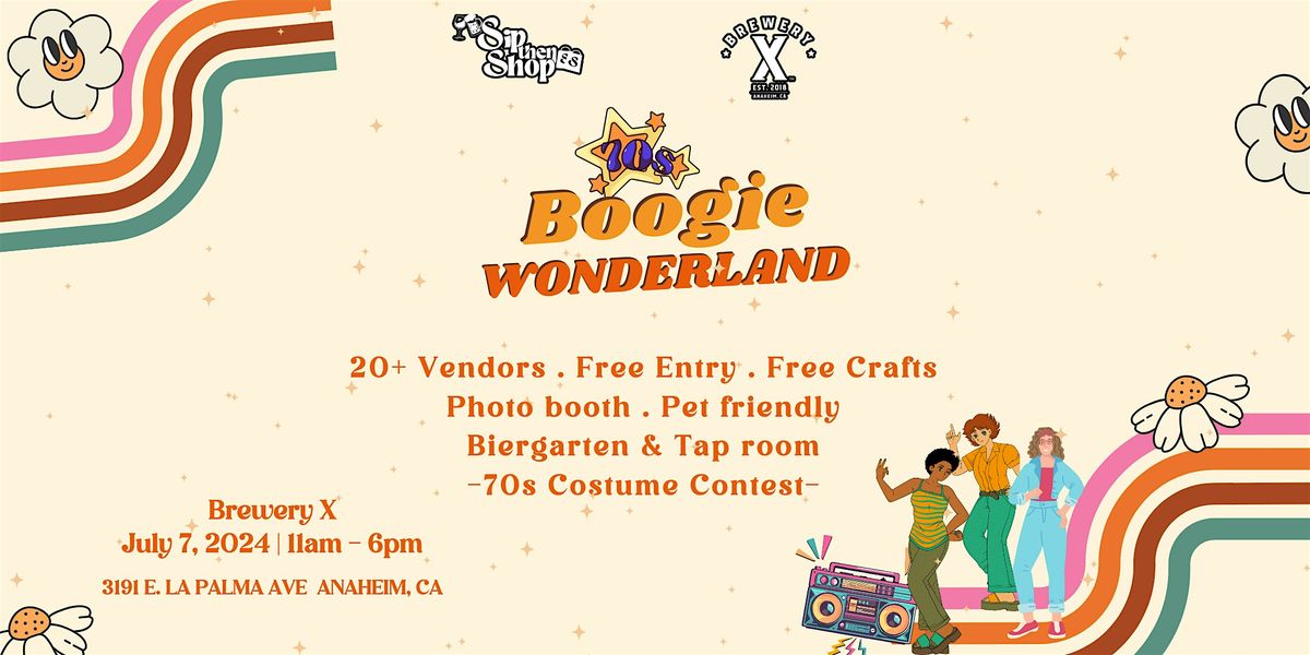 Boogie Wonderland at Brewery X with Sip Then Shop!