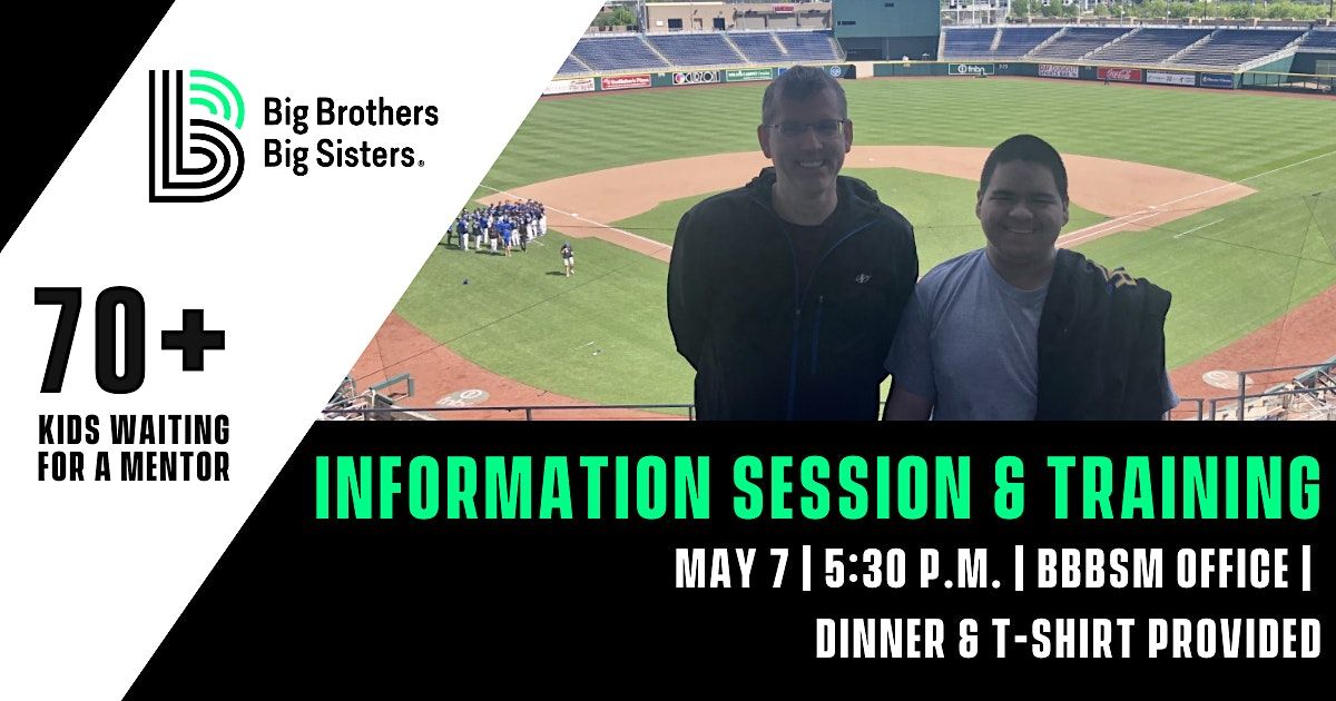 Big Brothers Big Sisters Info Session & Pre-match Training