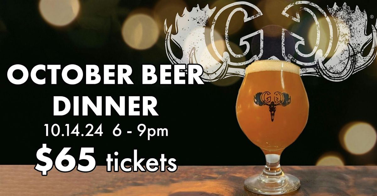 October Beer Dinner