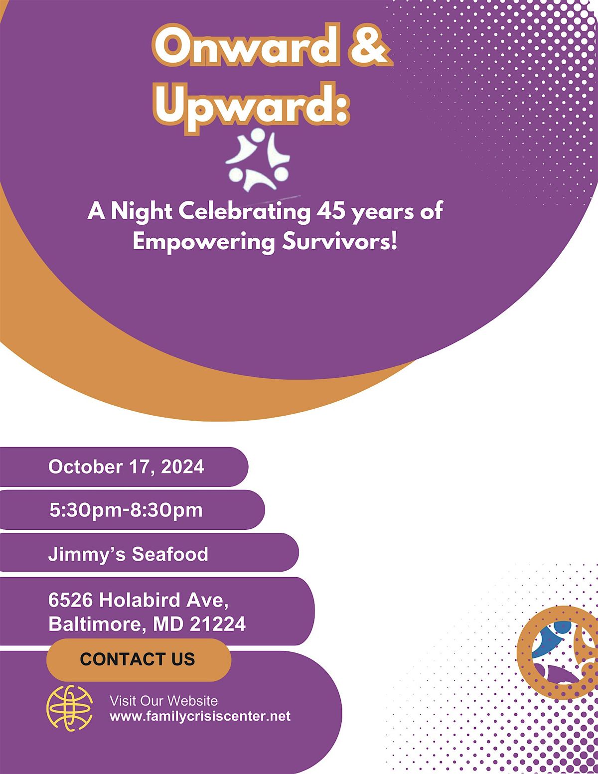 Onward & Upward: A Night Celebrating 45 Years of Empowering Survivors