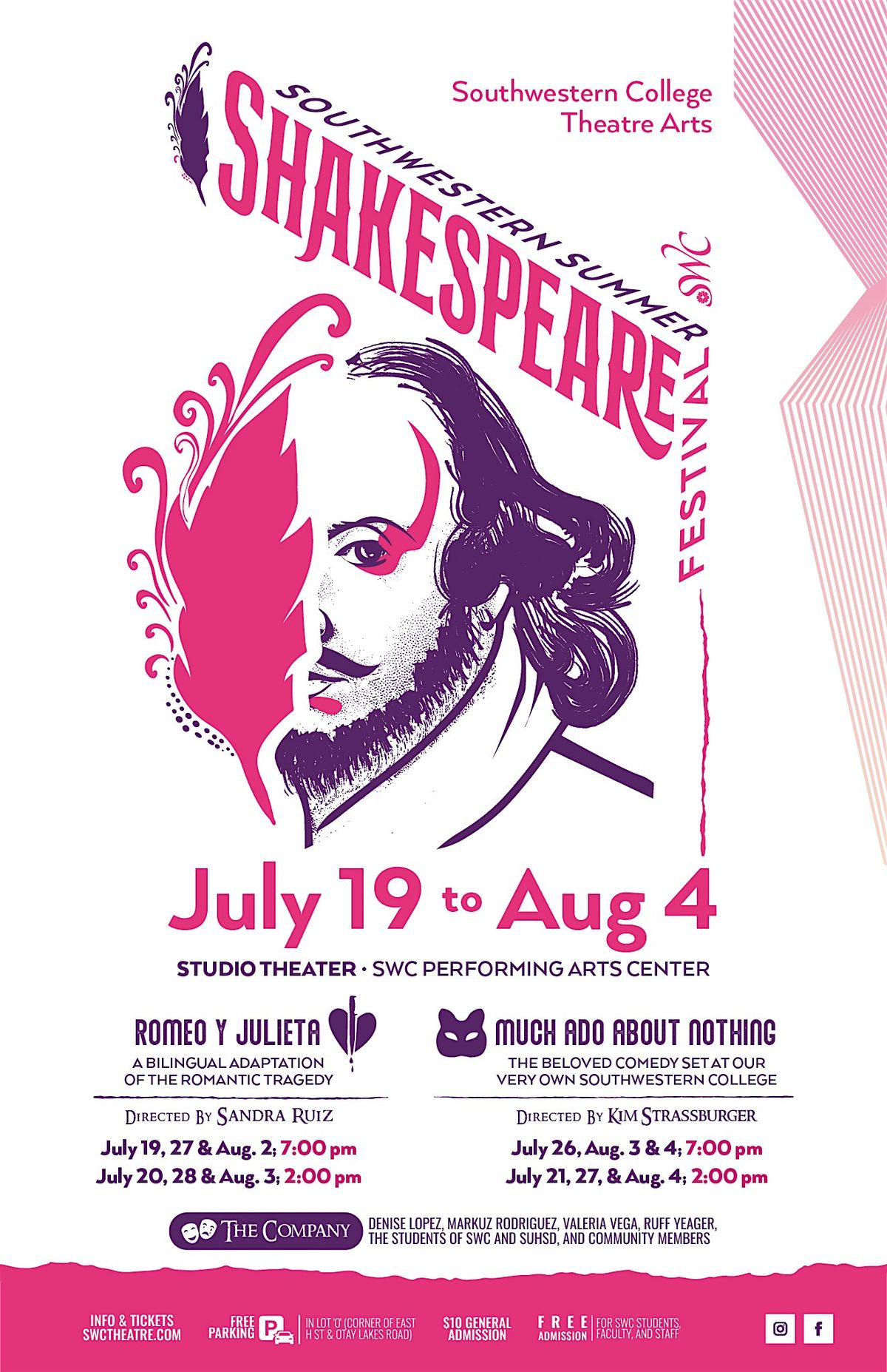 SUMMER 2024 SHAKESPEARE FESTIVAL - "Much Ado About Nothing"