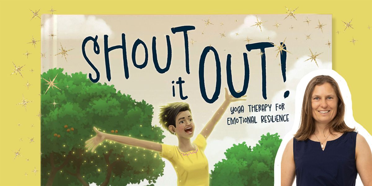 Kids yoga book launch for 'Shout it Out!'