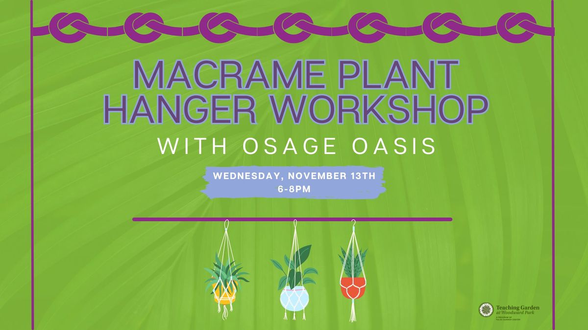 Macrame Plant Hanger Workshop