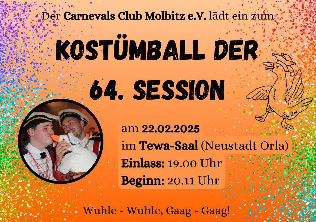 Molbitzer Kost\u00fcmball der 64. Session