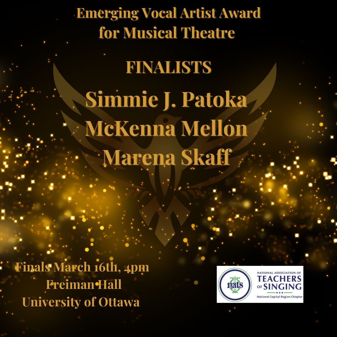 Emerging Vocal Artist Award for Musical Theatre Finals