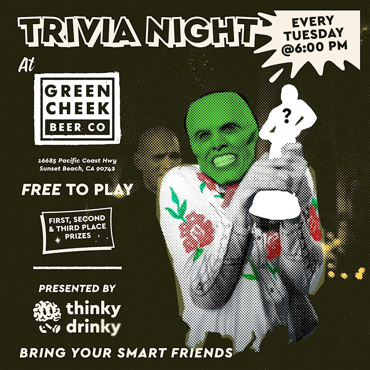 Free Trivia! Tuesdays at Green Cheek Beer Co. - Sunset Beach