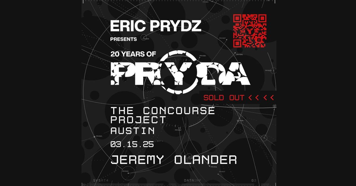 Eric Prydz Pres. 20 Years of Pryda w\/ Jeremy Olander at The Concourse Project