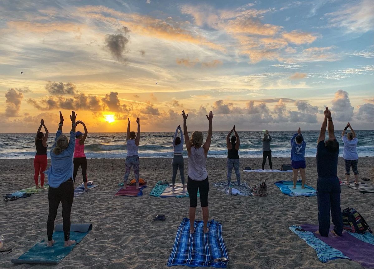 Sunrise Beach Yoga Delray Beach Every Saturday!