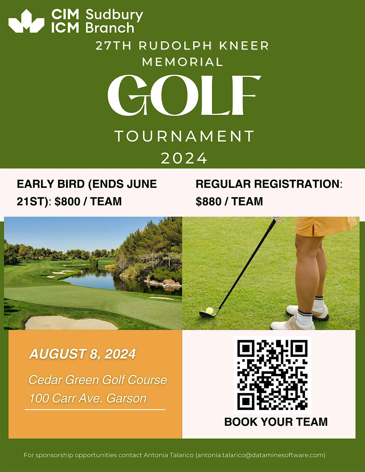 CIM Sudbury Branch - Golf Tournament 2024