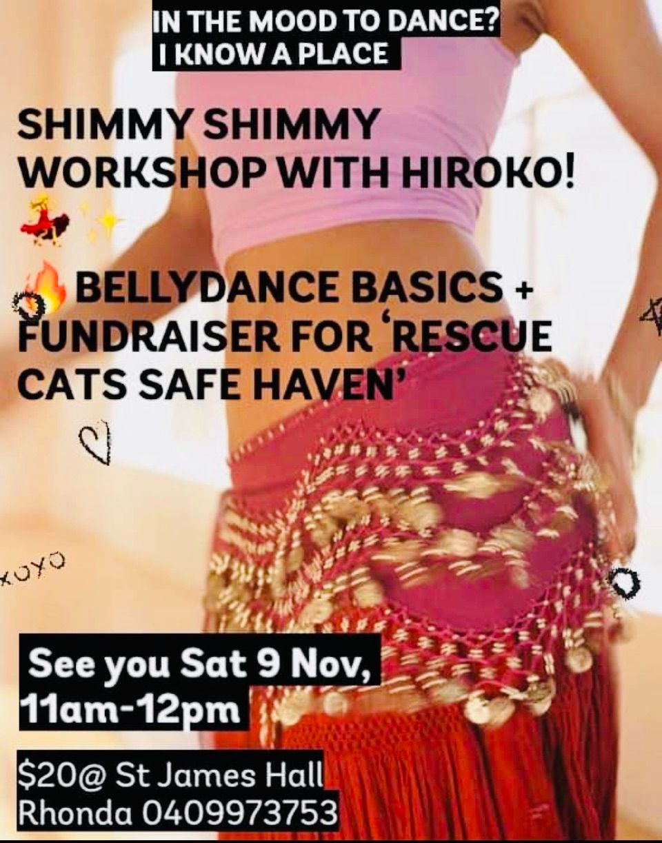 Shimmy Shimmy Bellydance Workshop with Hiroko!