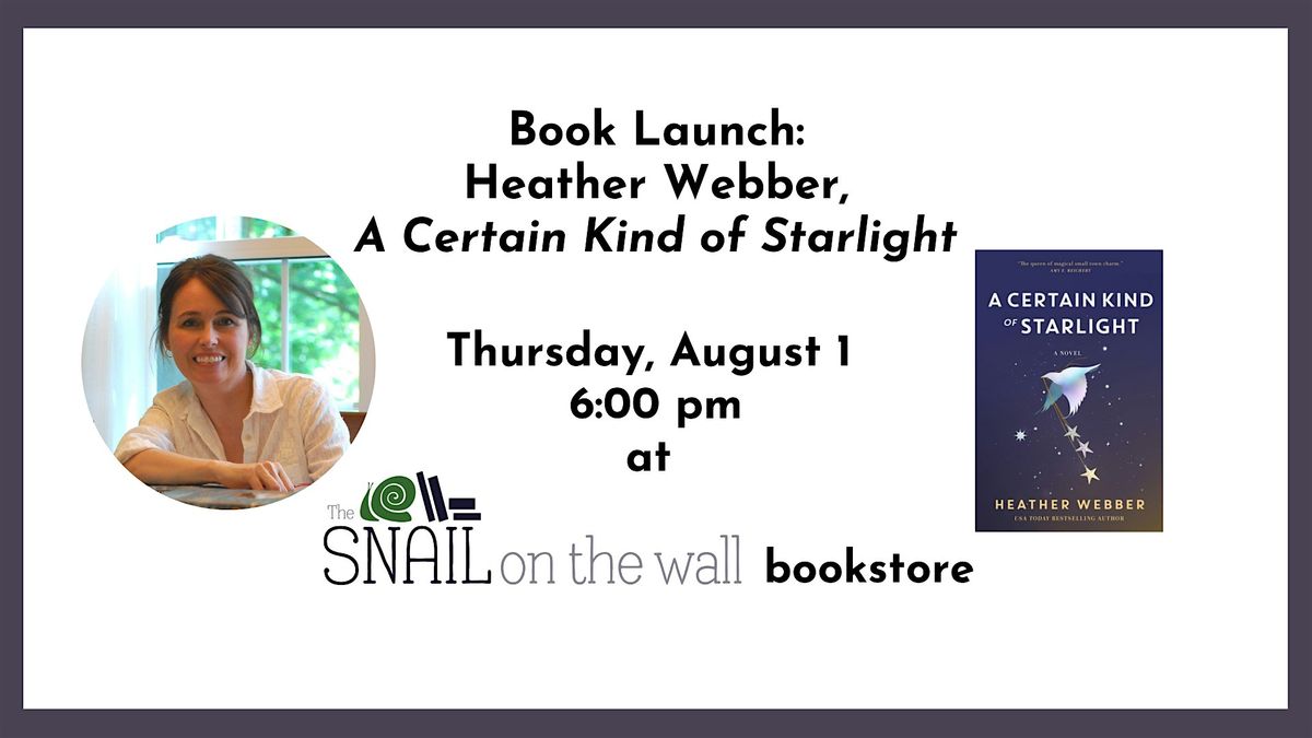 Book Launch: Heather Webber