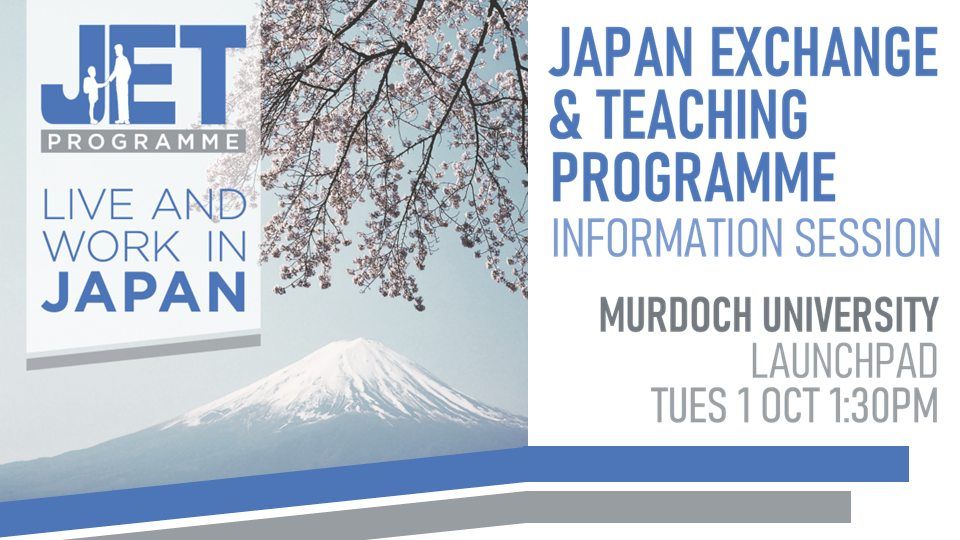 JET Programme Information Session | Murdoch University