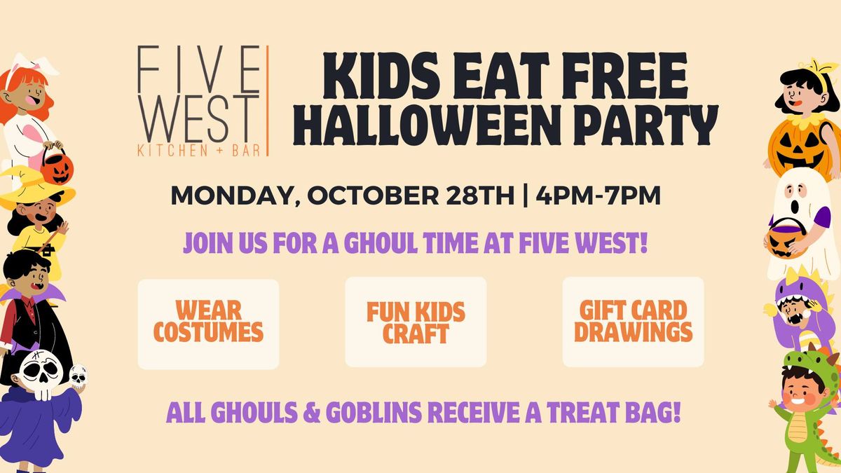 Kids Eat Free Halloween Party