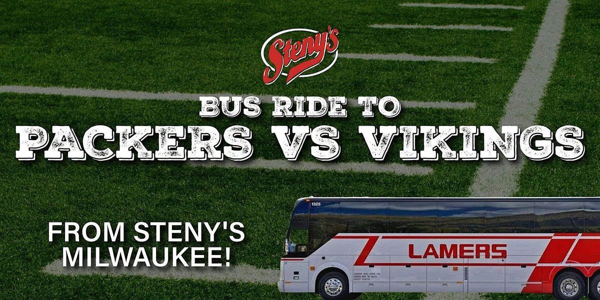 Steny's Milwaukee Bus Ride to Lambeau - Packers vs Vikings!