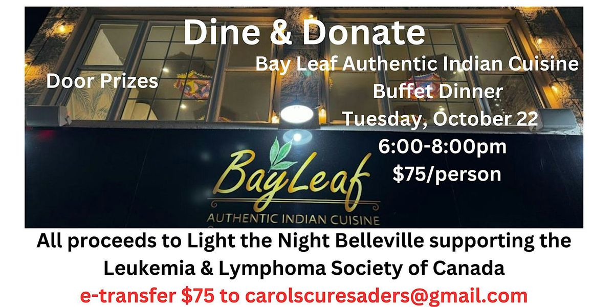 DINE & DONATE FOR A CURE