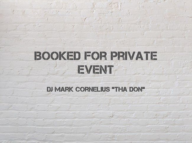 DJ Booking - Private Event (KCE)