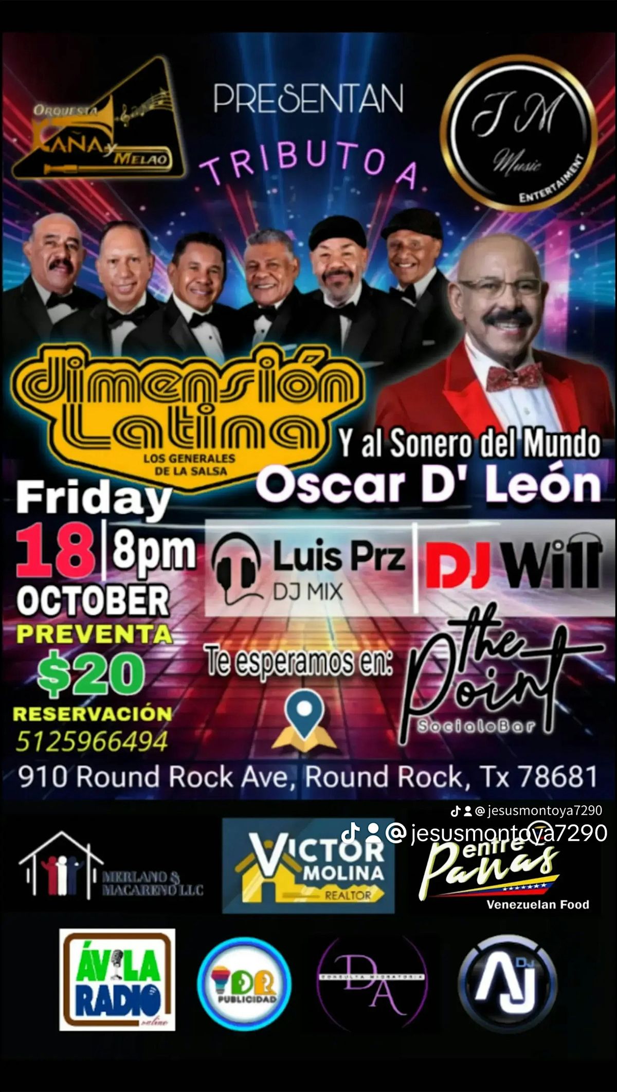 Tributo A Los Generales De La Salsa Dimension Latina Y Oscar De Leon