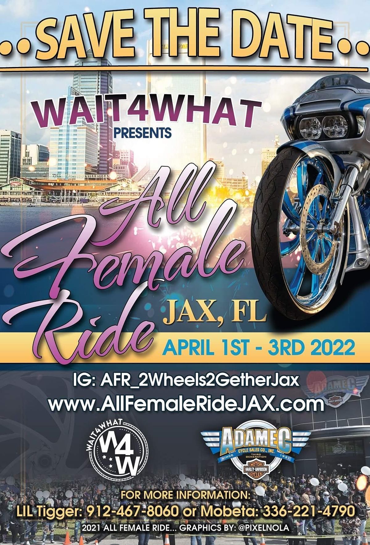 ALL FEMALE RIDE JAX, FL