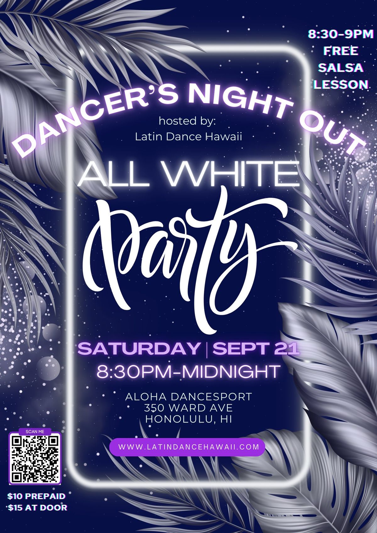 Dancer's Night Out (hosted by Latin Dance Hawaii)