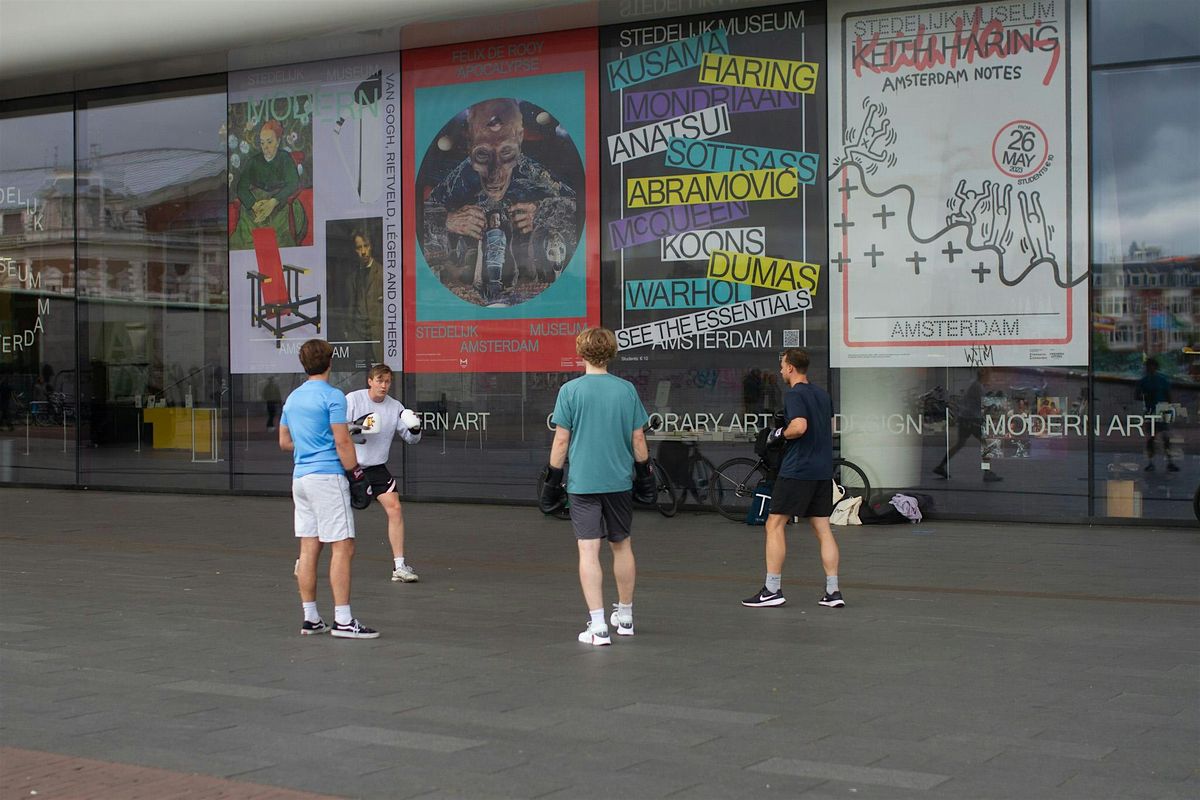 Outdoor boxing at Museumplein with Dillon by Jimme