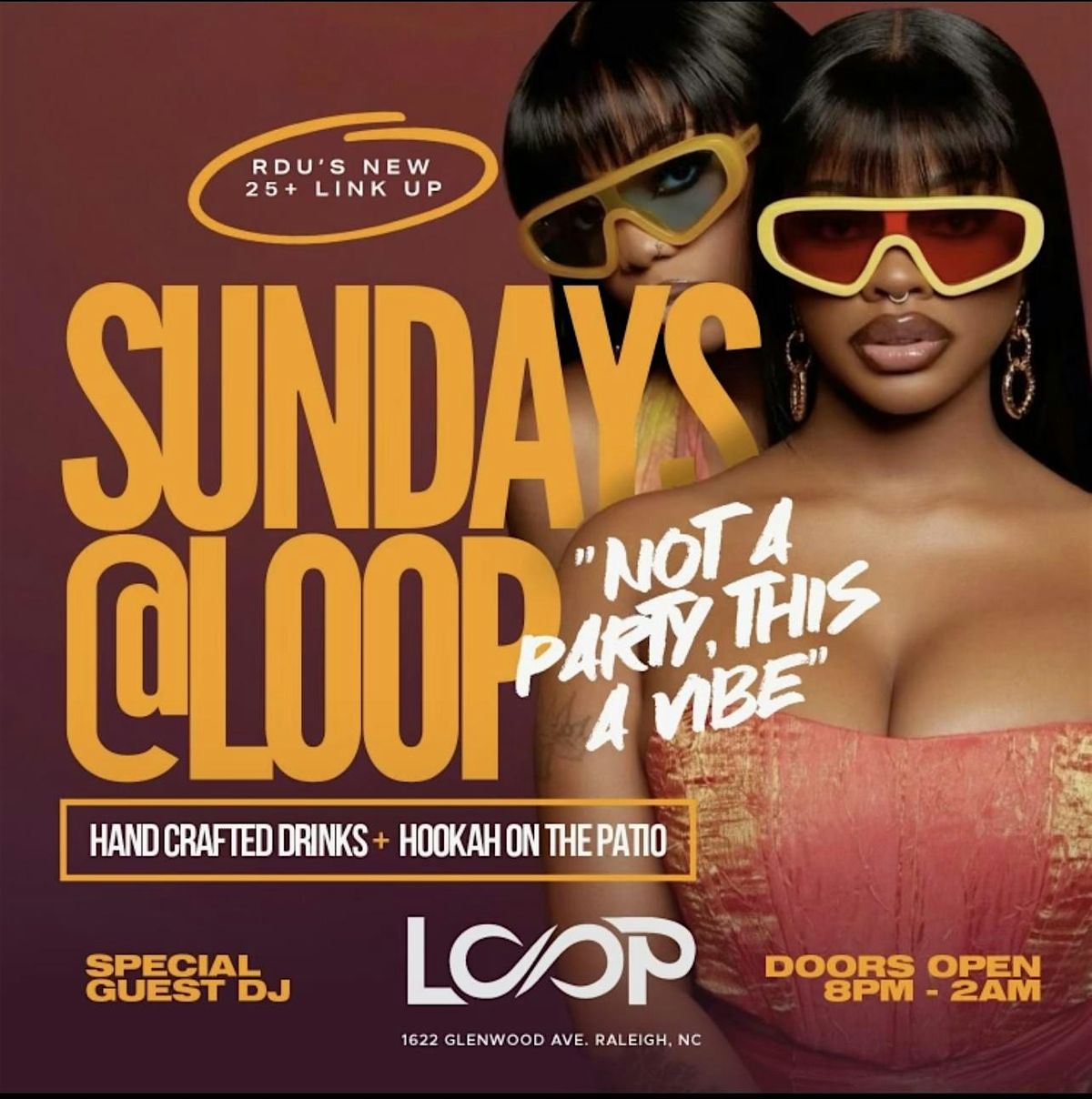 Sundays @ Loop Lounge Indoor and Outdoor Patio Party