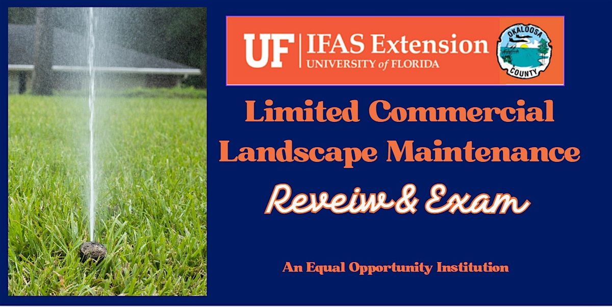 Limited Commercial Landscape Maintenance Review & Exam