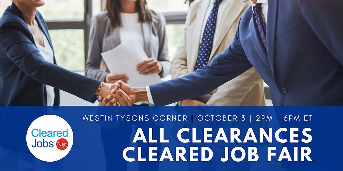 All Clearances Cleared Job Fair