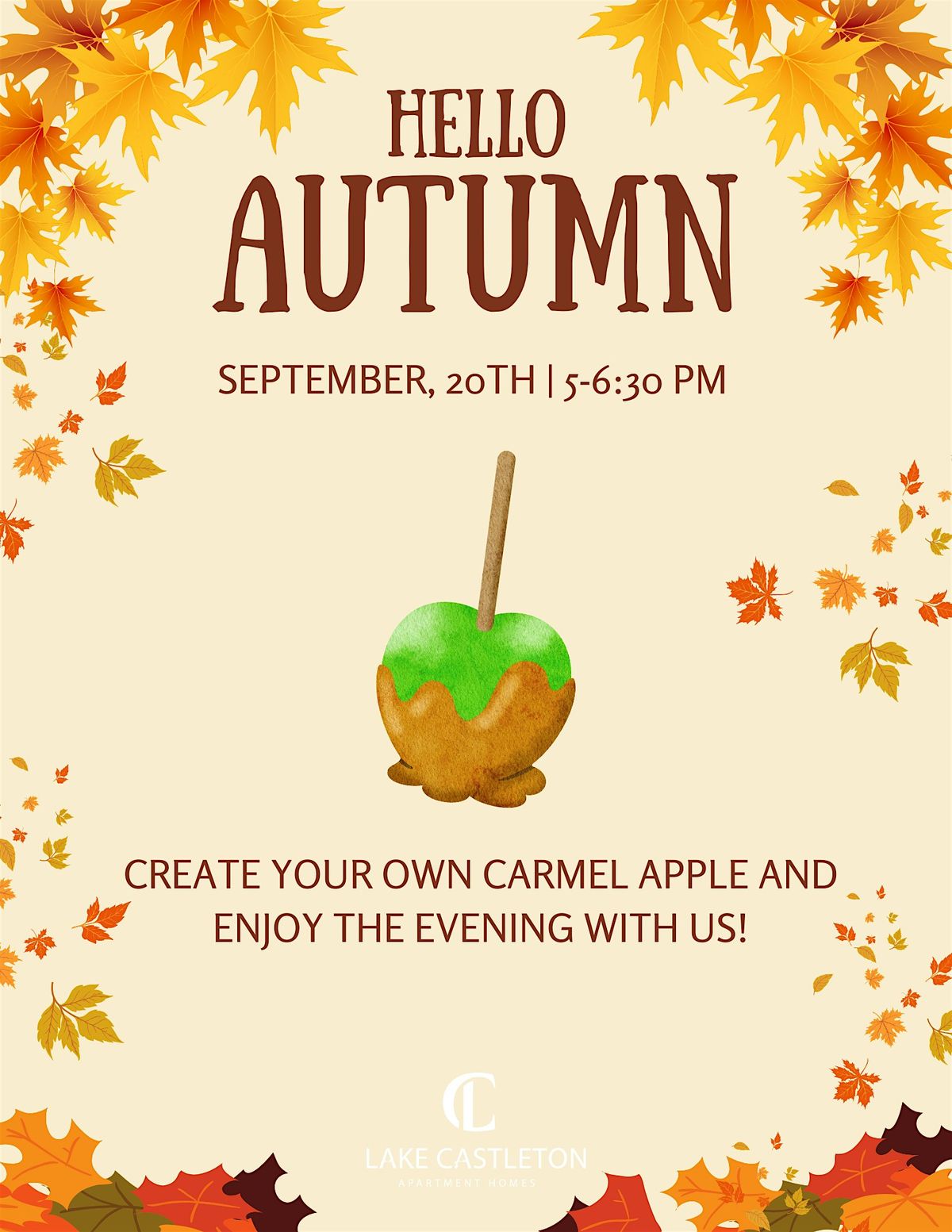 Lake Castleton Apartment Homes Hello Autumn Event