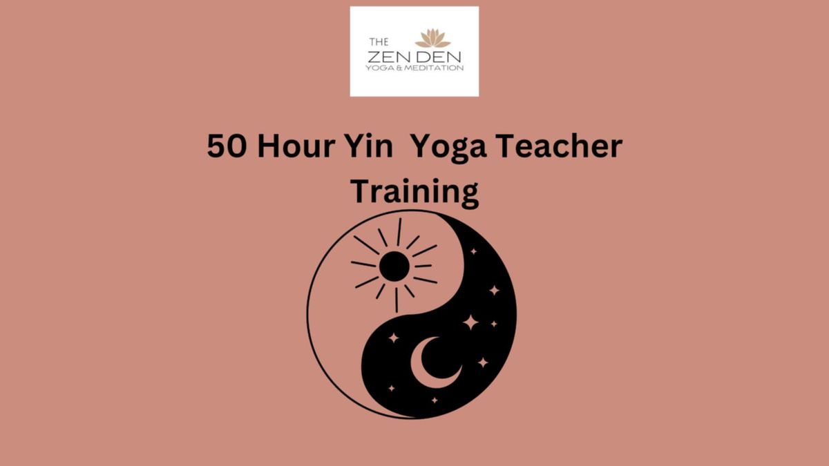 50 Hour Yin Yoga Teacher training 