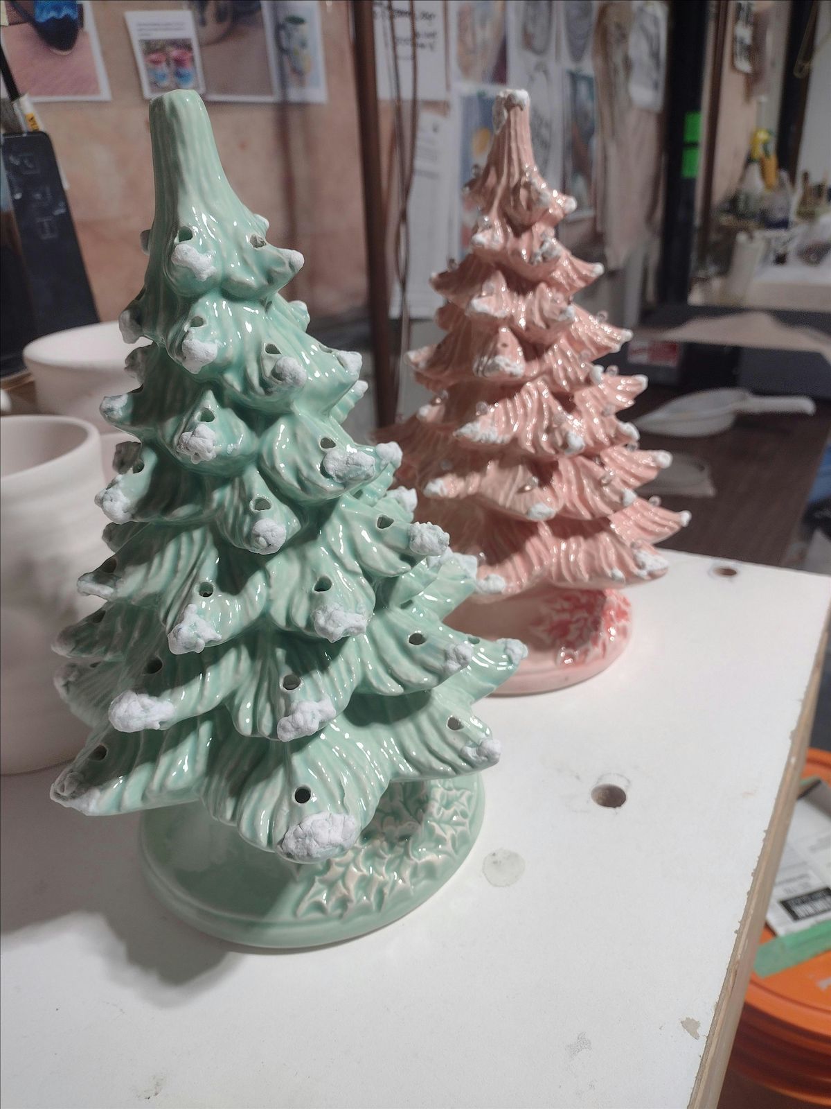 Vintage Xmas Trees or Gnomes - Paint & Sip