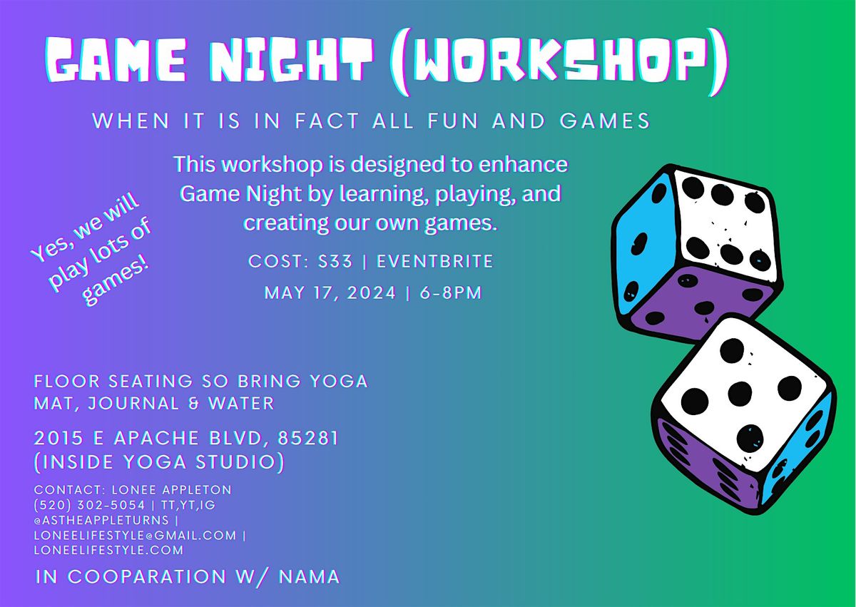 Game Night Workshop