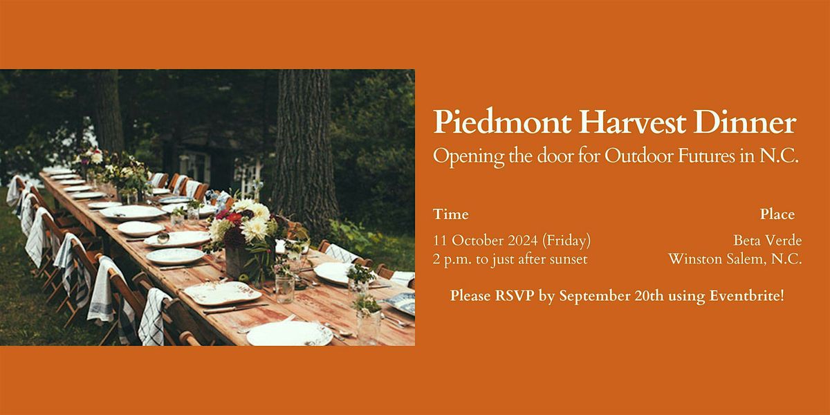 North Carolina Piedmont Harvest Dinner