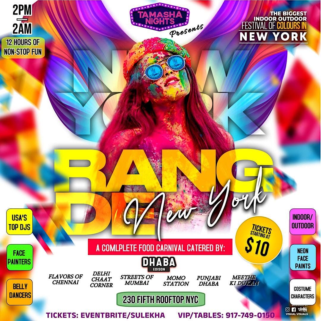 RANG DE NEW YORK- HOLI CARNIVAL