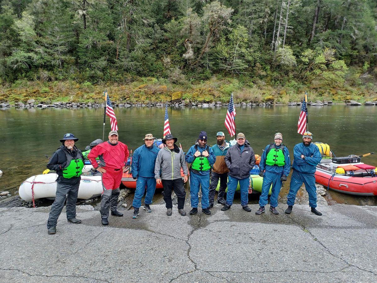 Rogue River Wild and Scenic Military Veterans \/ First Responders Raft trip.