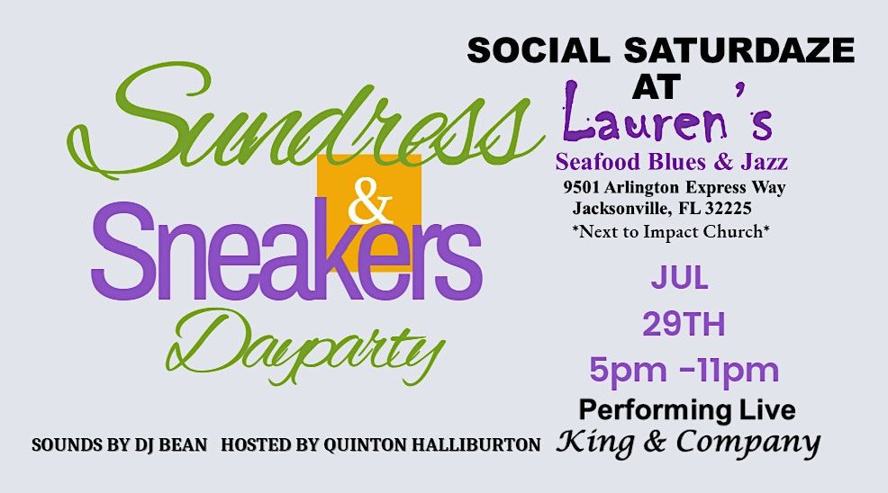 Social Saturdaze Sundress and Sneakers Day Party